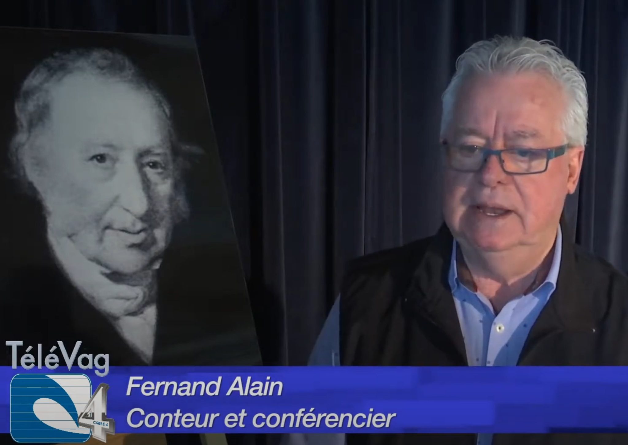 Fernand Alain, conteur et conférencier.