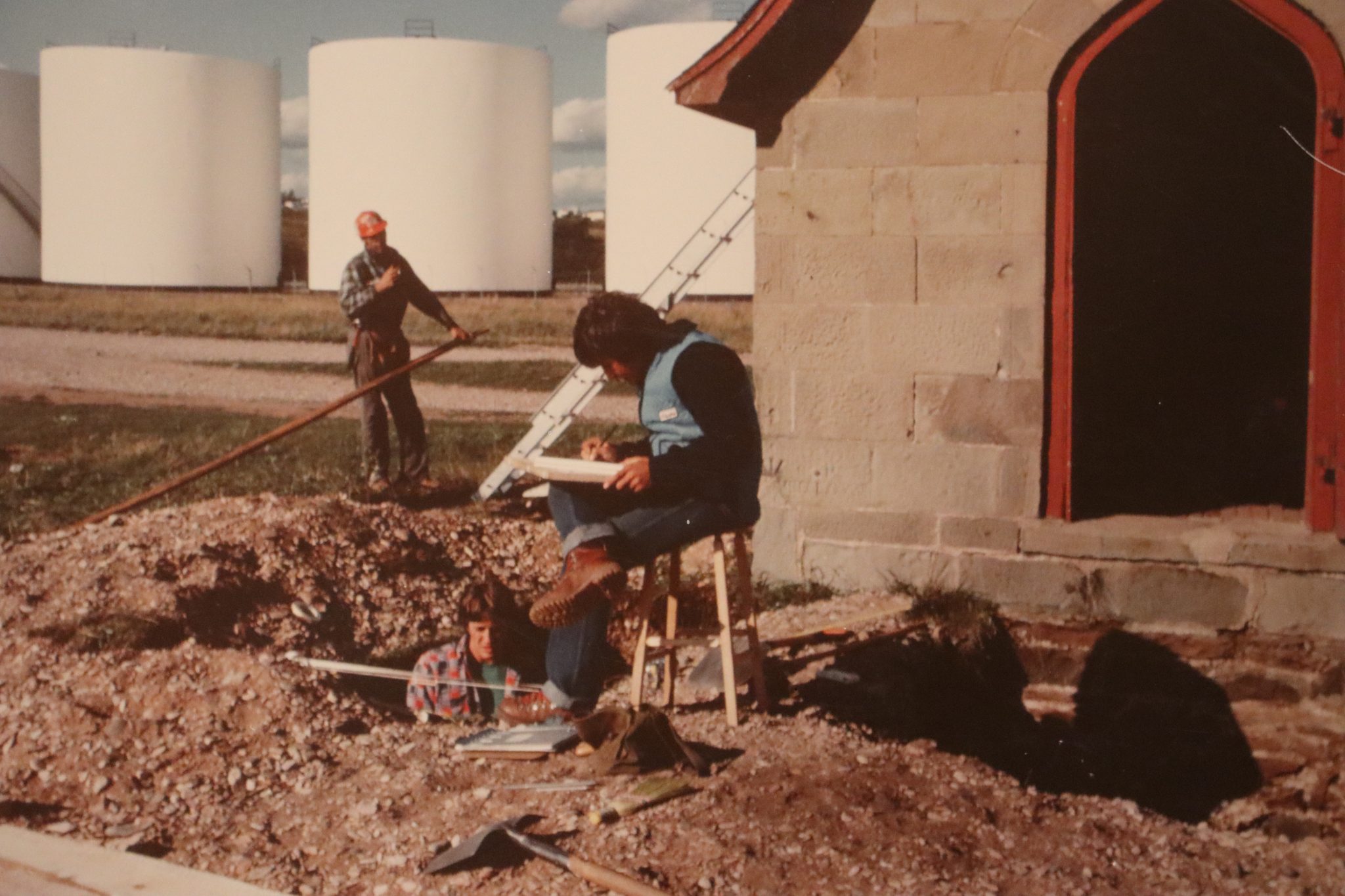 Fouilles archéologiques à proximité de la Poudrière, 1981-1982. Site historique national de Paspébiac.